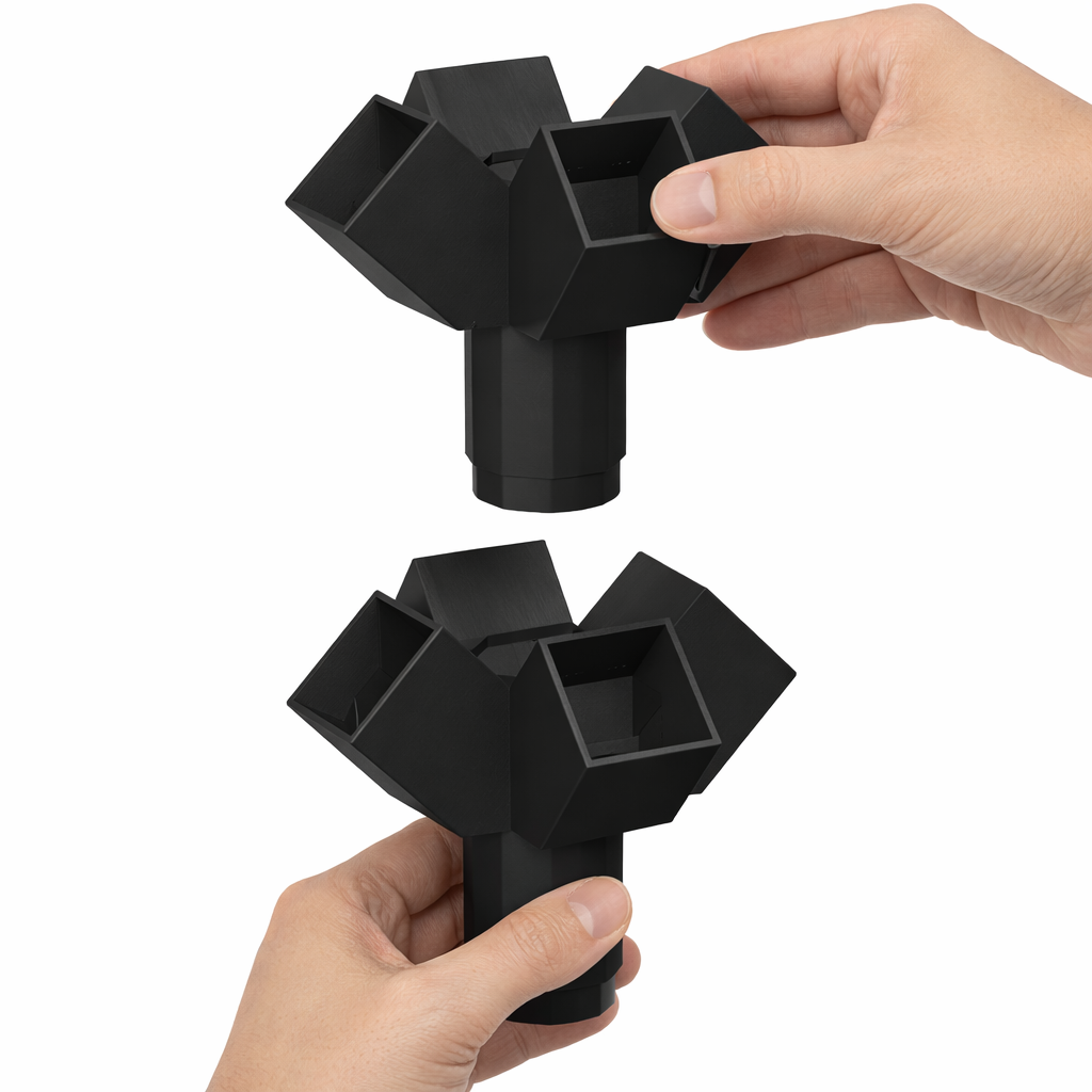 LV 3D Mini Stackable Hydroponic System | Desktop Indoor Garden | 3D Printed Hydroponic Planter | Modern Plant Grow Kit - LV3DPrinting