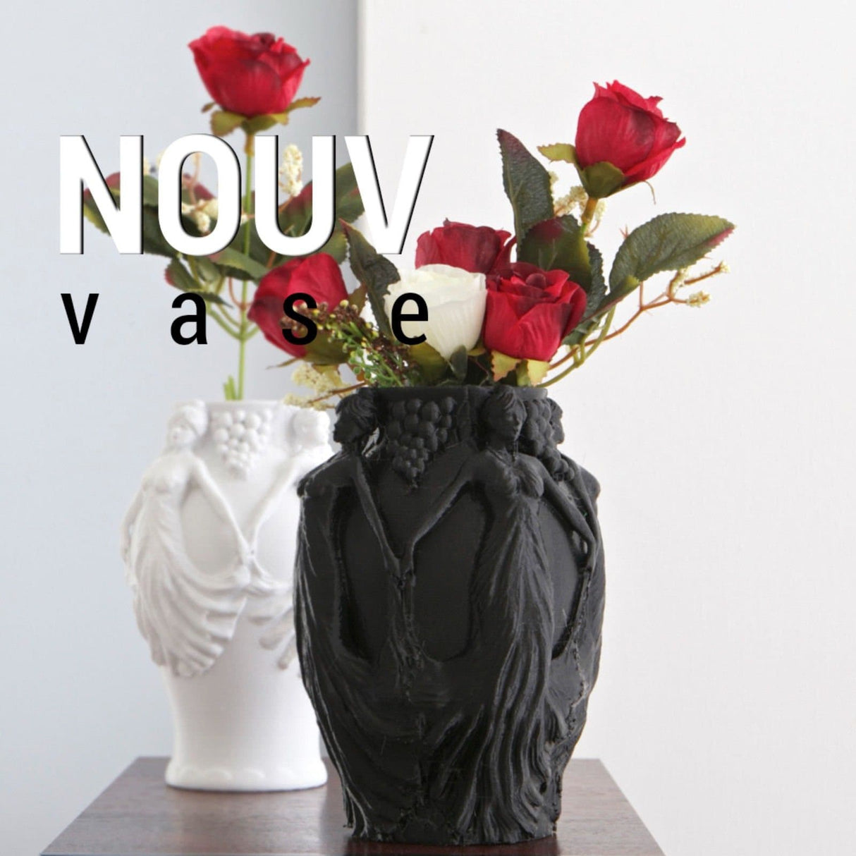 3D Shook Nouv Vase for Weddings, Dinner Table, Party, Living Room, Bedroom | Any Size & Color - LV3DPrinting