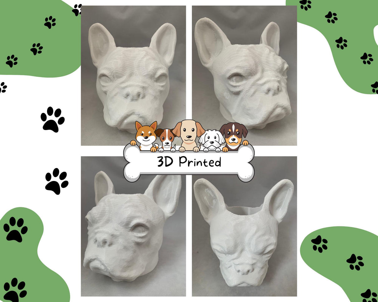 Custom Pet Memorial Vase All Breeds Options (Cats & Dogs) for Dinner Table, Party, Living Room, Bedroom - LV3DPrinting