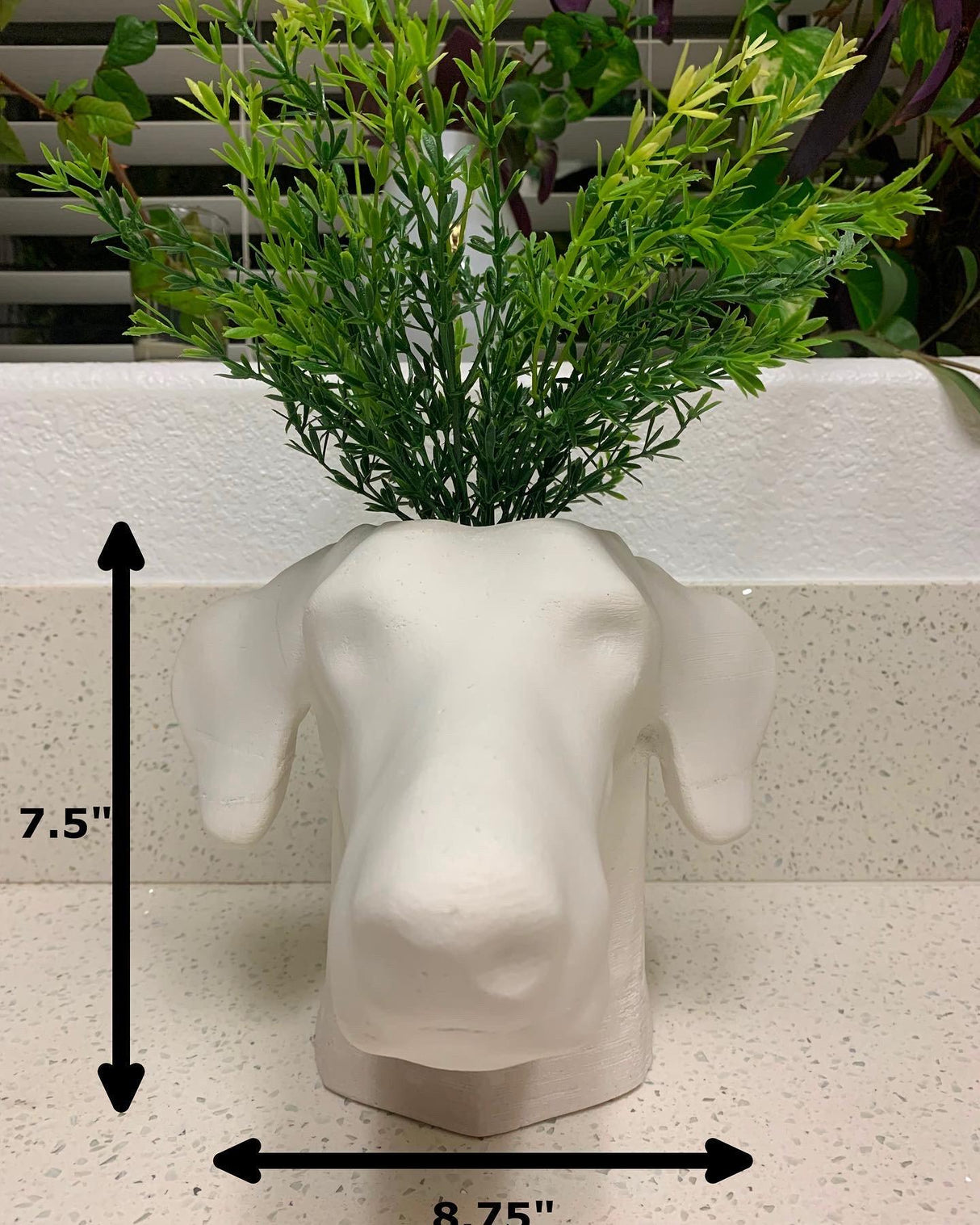 Custom Pet Memorial Vase All Breeds Options (Cats & Dogs) for Dinner Table, Party, Living Room, Bedroom - LV3DPrinting