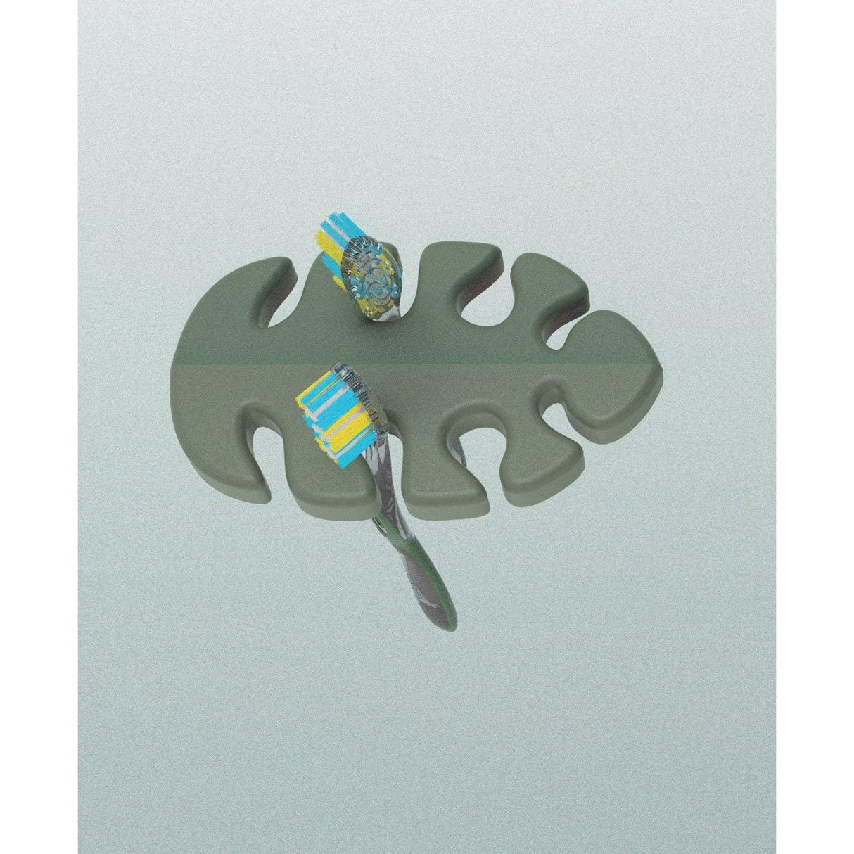 Creassera Mirror Leaf Bathroom Accessories Set | Soap Dispenser | Soap Dish | Toothbrush Holder | ANY COLOR! - LV3DPrinting