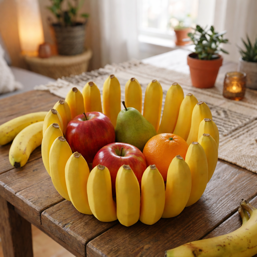 Gazzaladra Banana Bowl l Decor | Tableware | Decorative Bowl | Fruit Bowl - LV3DPrinting