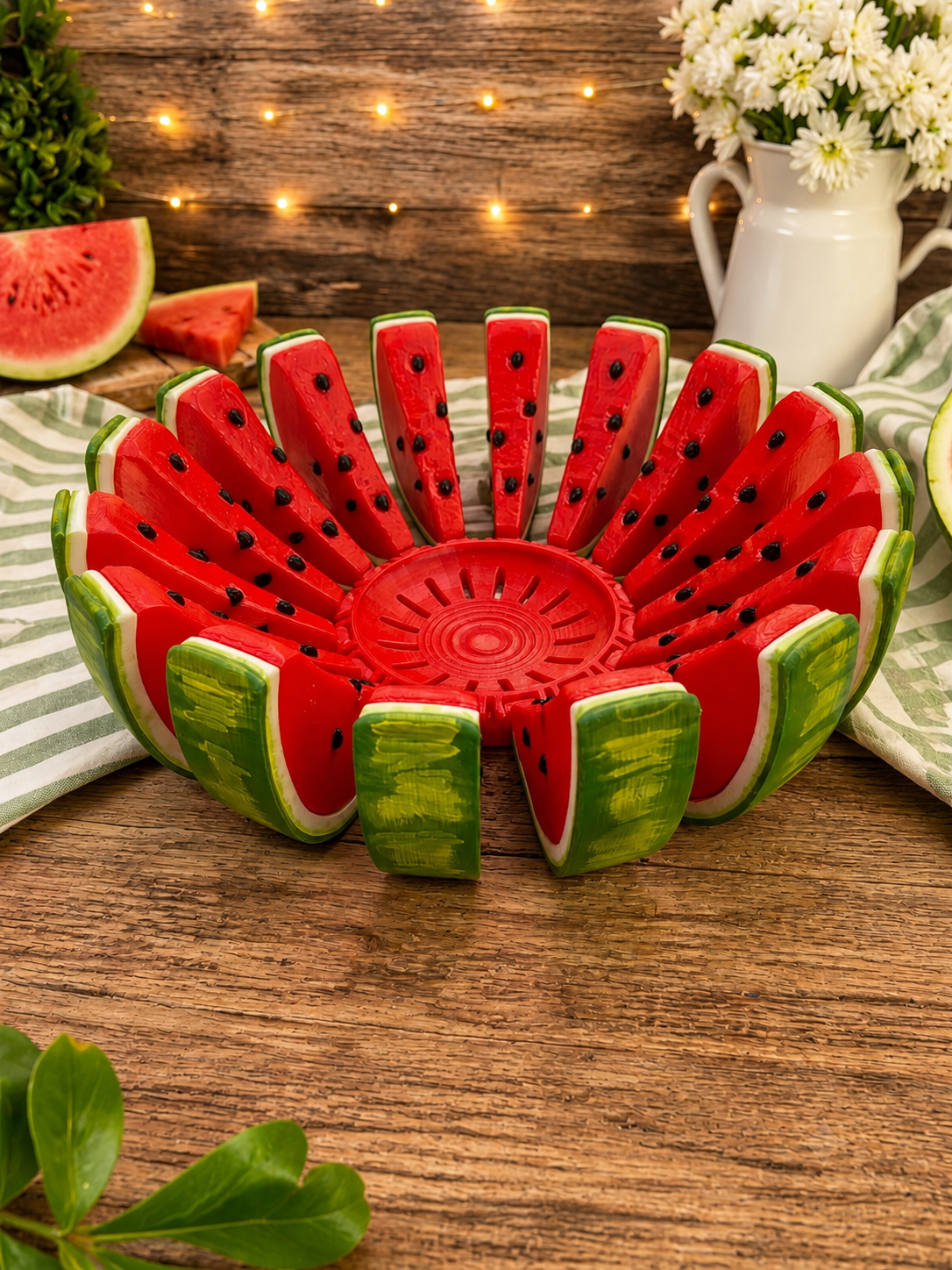LV 3D Watermelon Bowl l Decor | Tableware | Decorative Bowl | Fruit Bowl