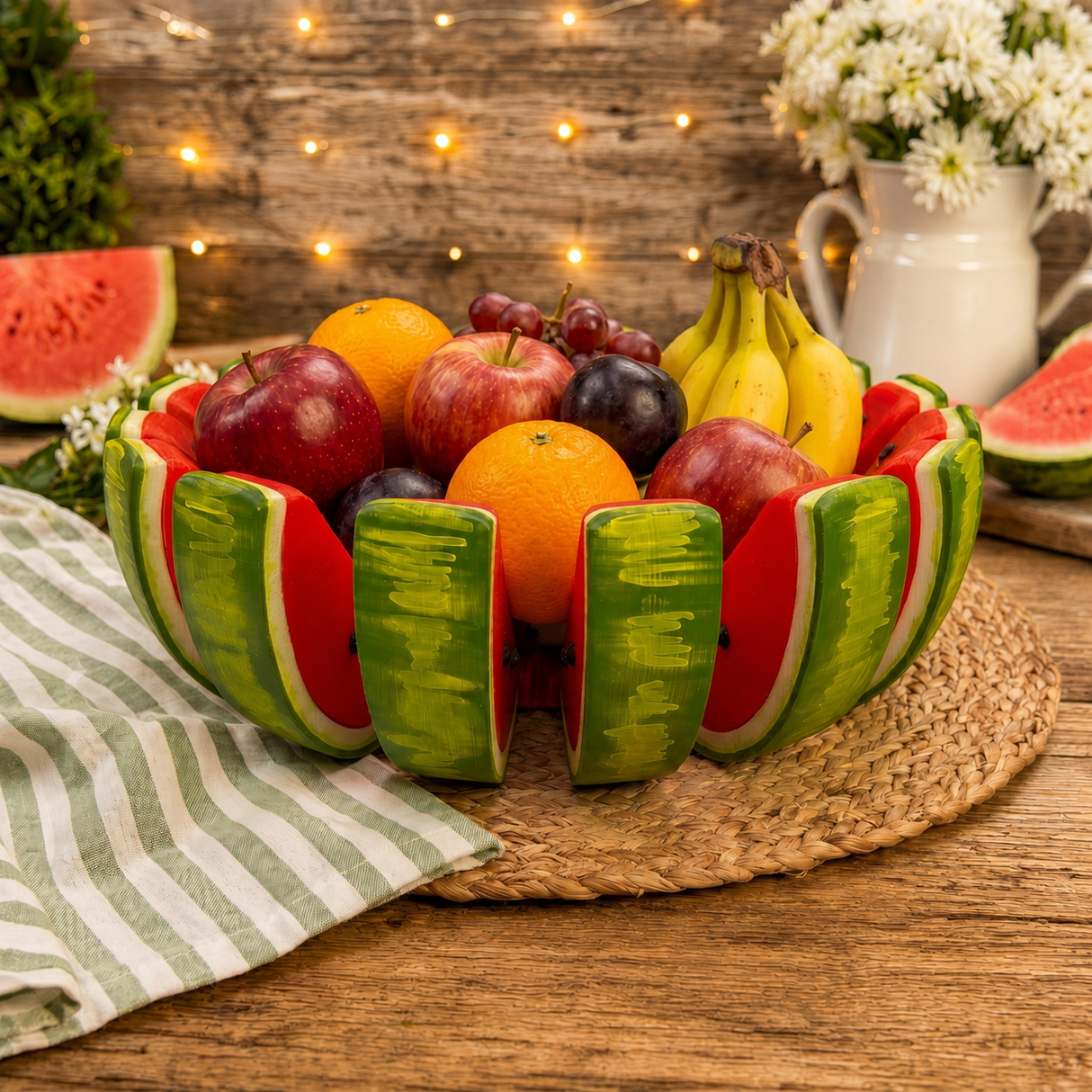 LV 3D Watermelon Bowl l Decor | Tableware | Decorative Bowl | Fruit Bowl