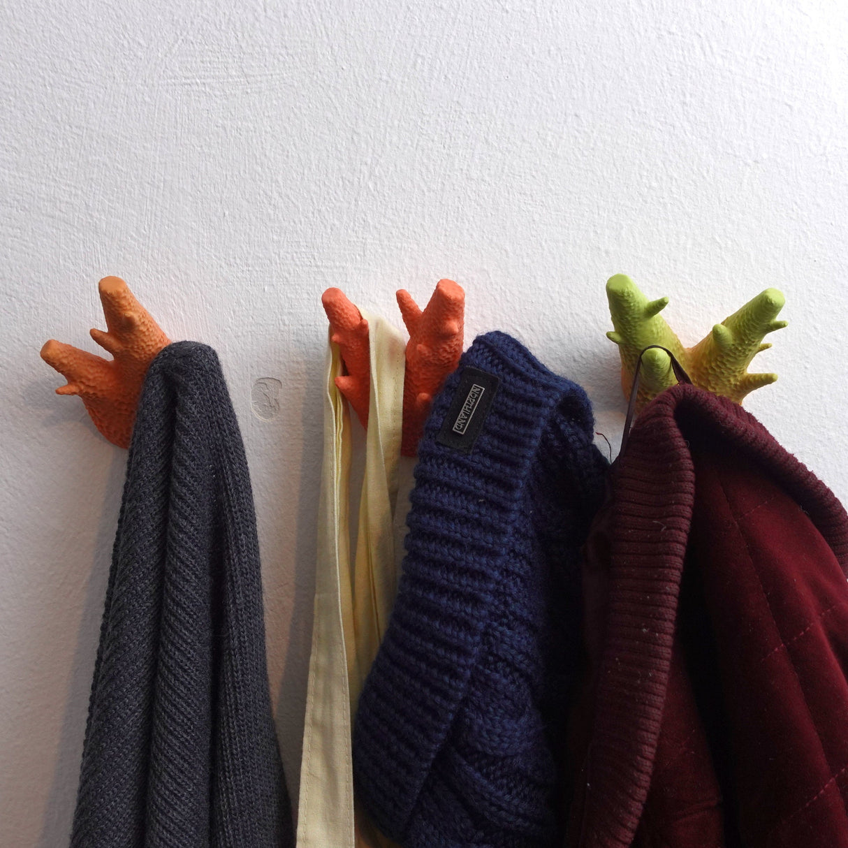 Set of three - Gazzaladra Caliendrum Coral Wall Hooks | Coat Hanger | Wall Hooks | Coat Rack Wall Mount - LV3DPrinting
