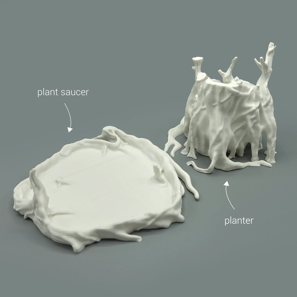 Gazzaladra Tree Trunk Indoor Planter Decor for Dinner Table, Party, Living Room, Bedroom - LV3DPrinting