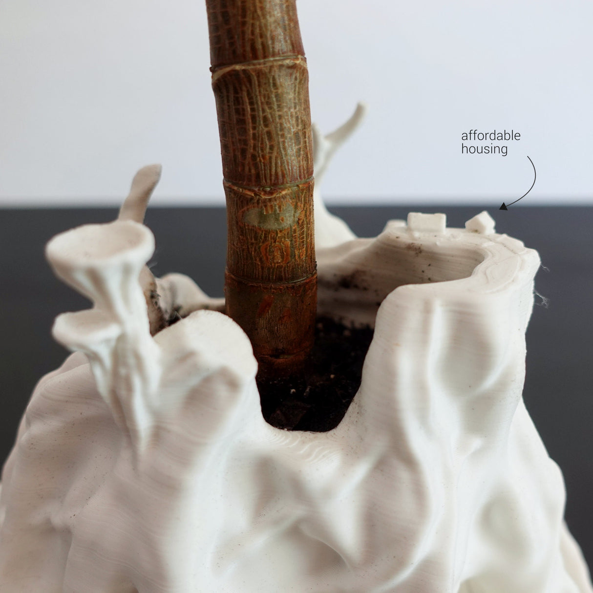 Gazzaladra Tree Trunk Indoor Planter Decor for Dinner Table, Party, Living Room, Bedroom - LV3DPrinting