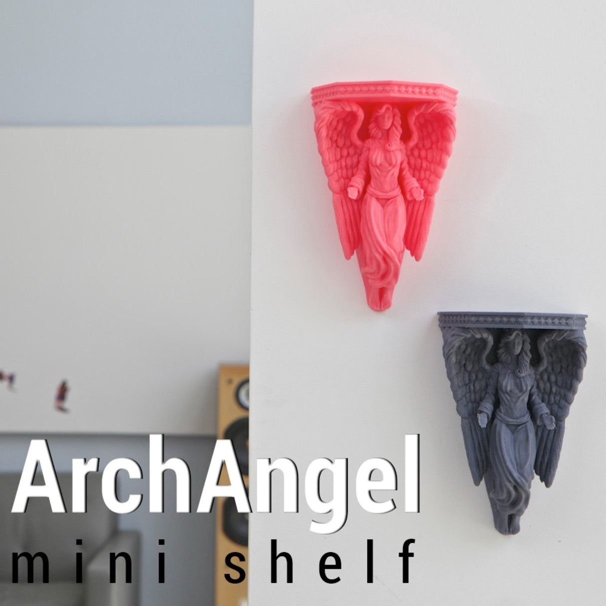 3D Shook ArchAngel Mini Shelf for Party, Living Room, Bedroom - LV3DPrinting