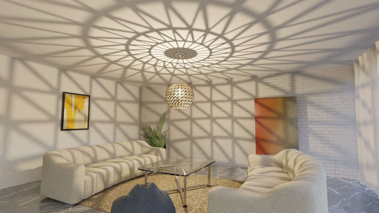 3DPAA Crab Cat catcher Lamp | Home Decor | Gift Idea | Geometric | Pendant Lighting - LV3DPrinting