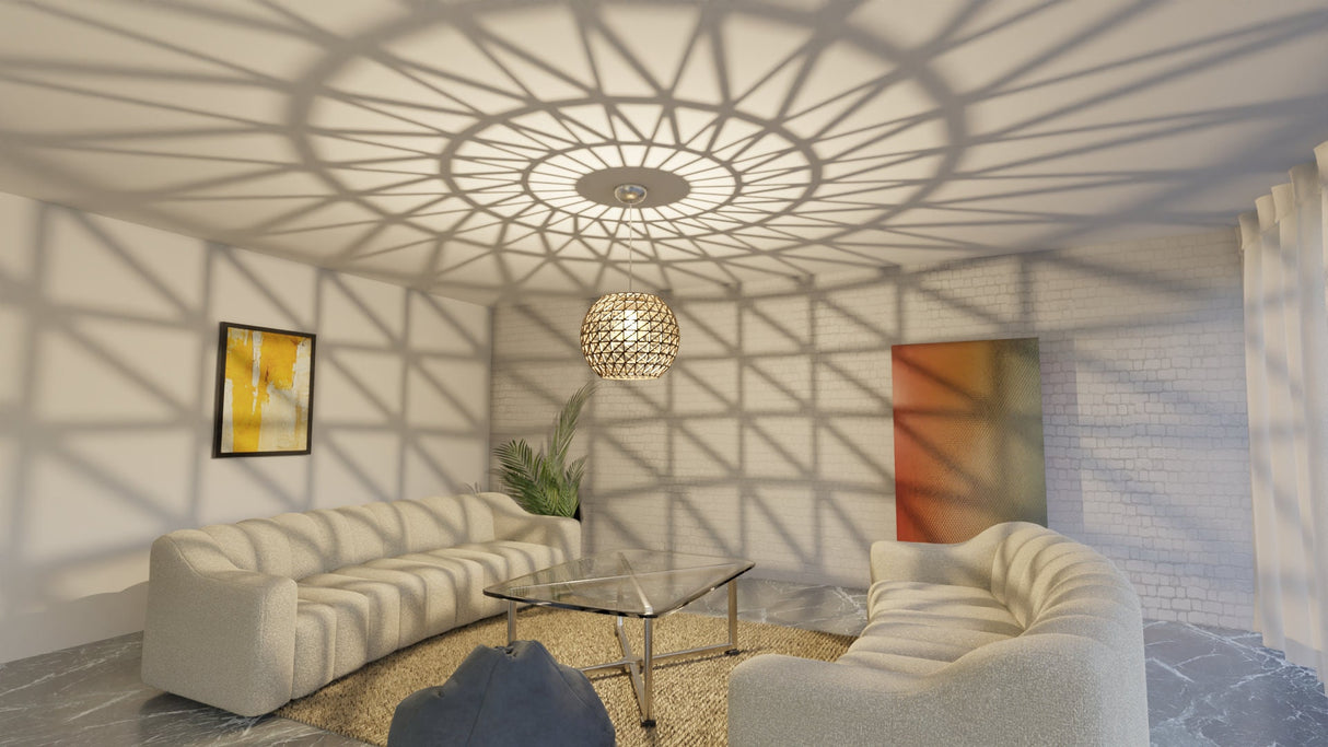 3DPAA Crab Cat catcher Lamp | Home Decor | Gift Idea | Geometric | Pendant Lighting - LV3DPrinting