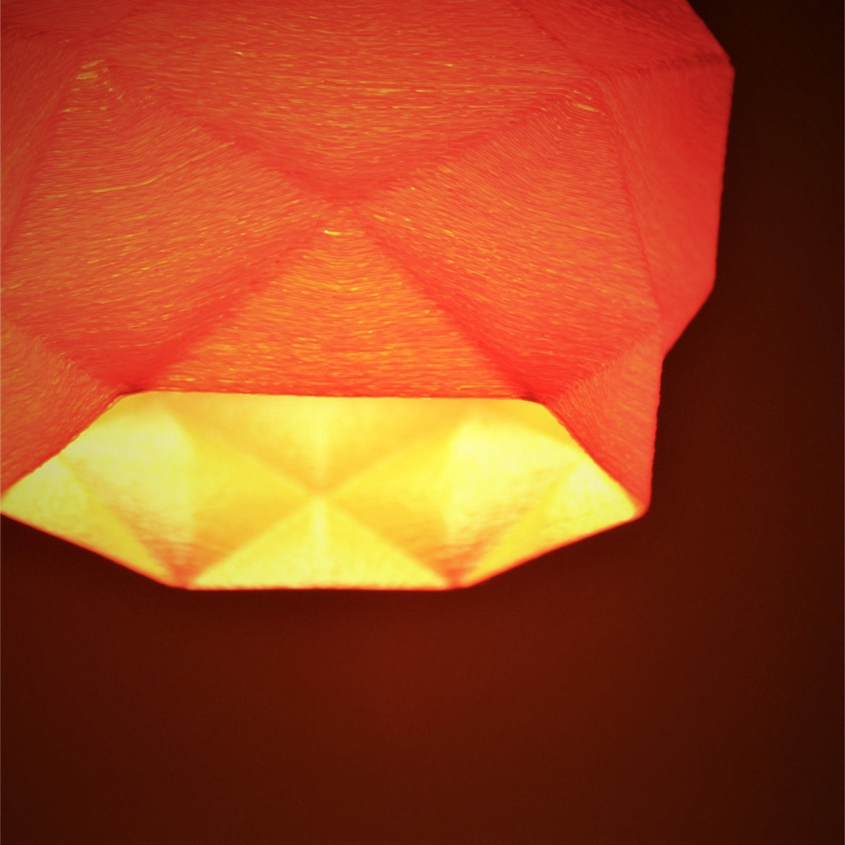 3DPPA Mirrored Lamp Shade | Home Decor | Gift Idea | Geometric | Pendant Lighting - LV3DPrinting