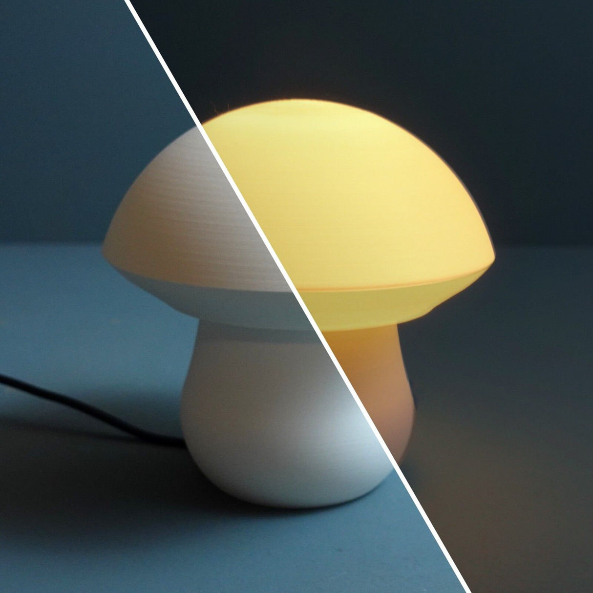 Gazzaladra Edulis Fungus Parameteric Table Lamp | Multiple Colors | Customizable - LV3DPrinting