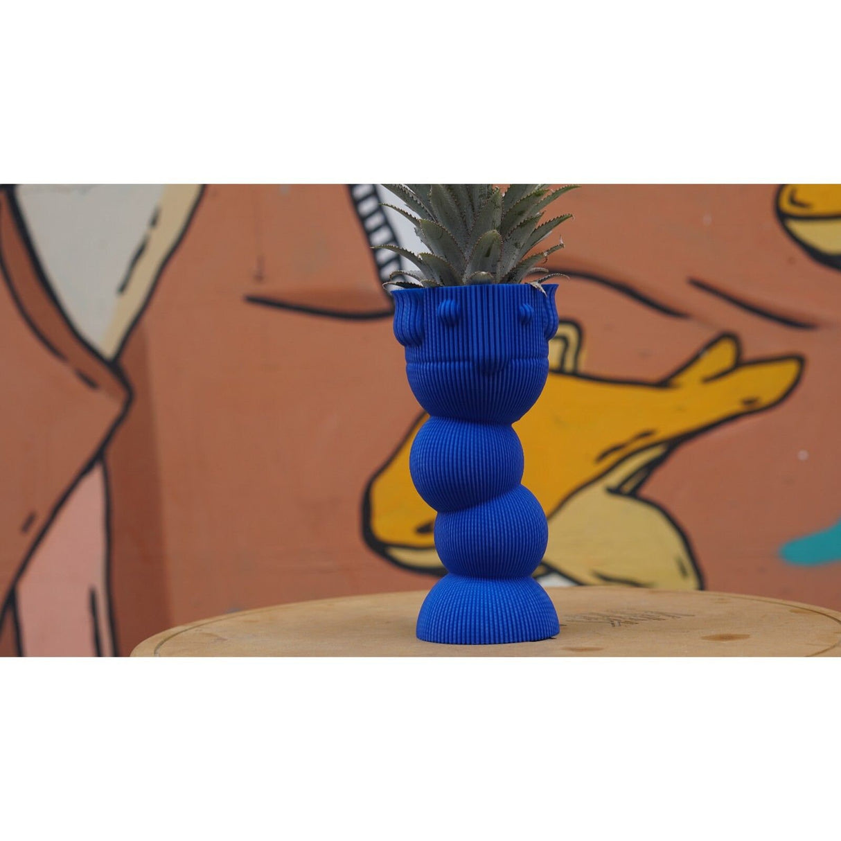 Kowafat Josef Vase – Modern Sculptural Decor for Weddings, Dining Table, Living Room & Bedroom | Playful Art Vase - LV3DPrinting