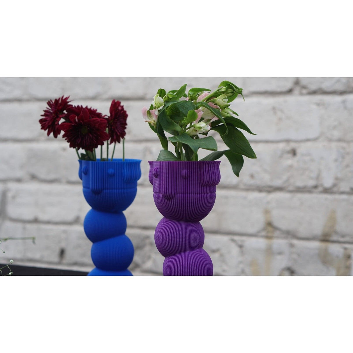 Kowafat Josef Vase – Modern Sculptural Decor for Weddings, Dining Table, Living Room & Bedroom | Playful Art Vase - LV3DPrinting