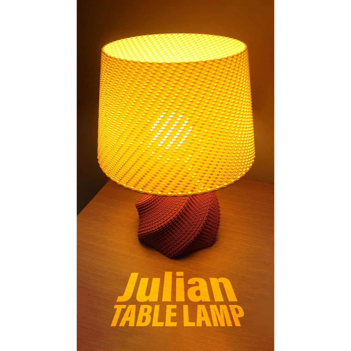 Lunfardo Julian Table Lamp  | Home Decor | Cuved Lamp | Gift Ideas - LV3DPrinting