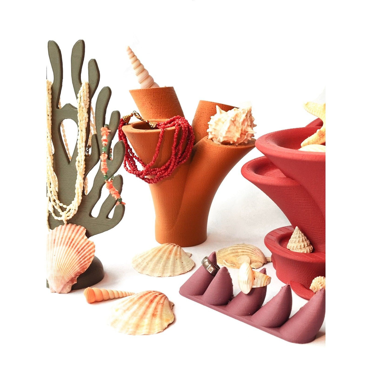 Creaserra Acropora Palmata  - Jewelery Storage | Home Decor | Aquatic Design - LV3DPrinting