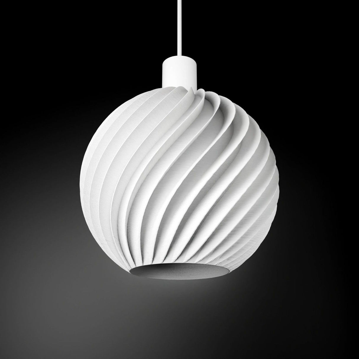 Martin Zampach Ball Wave Lamp Shade | Home Decor | Gift Idea | Pendant Lighting - LV3DPrinting
