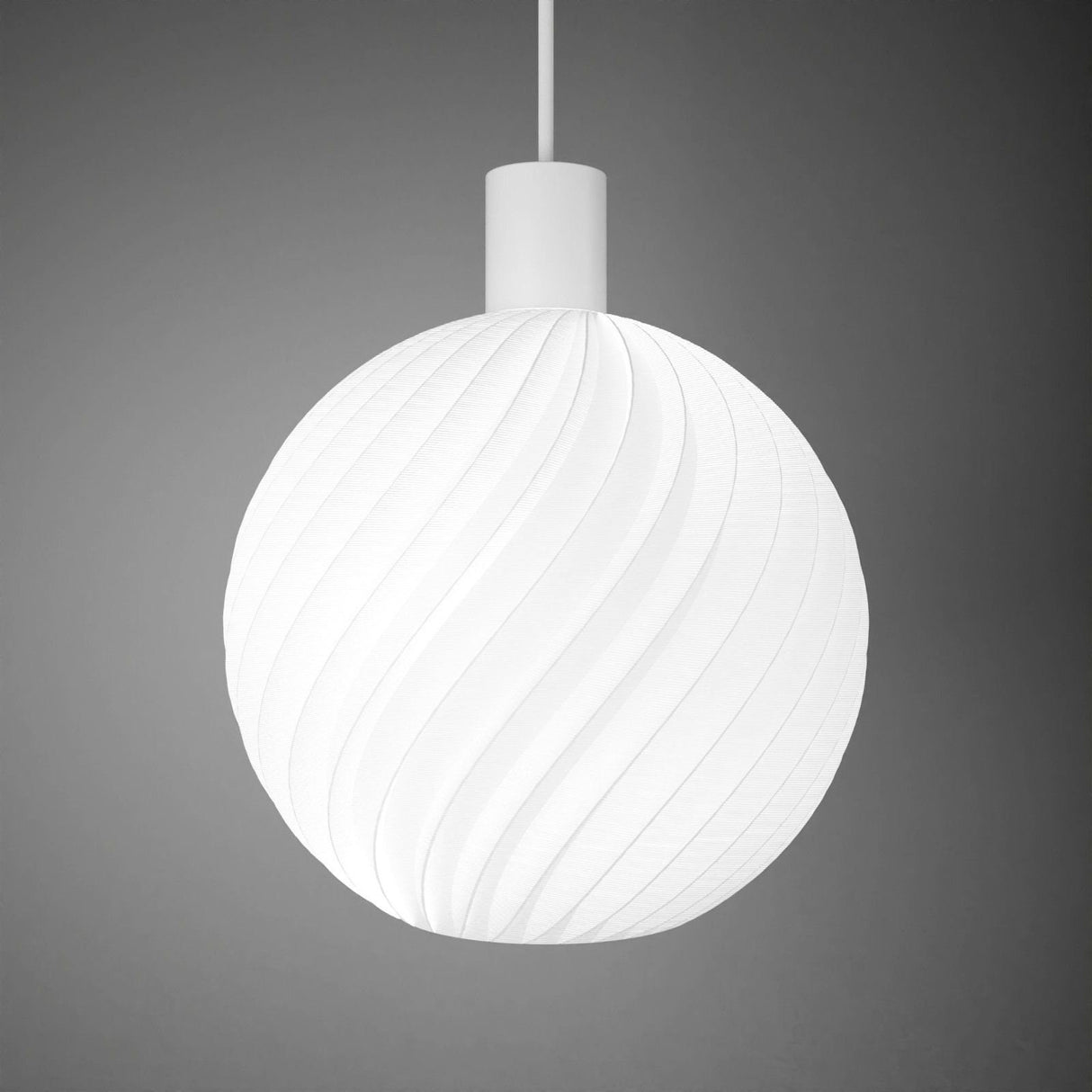 Martin Zampach Ball Wave Lamp Shade | Home Decor | Gift Idea | Pendant Lighting - LV3DPrinting