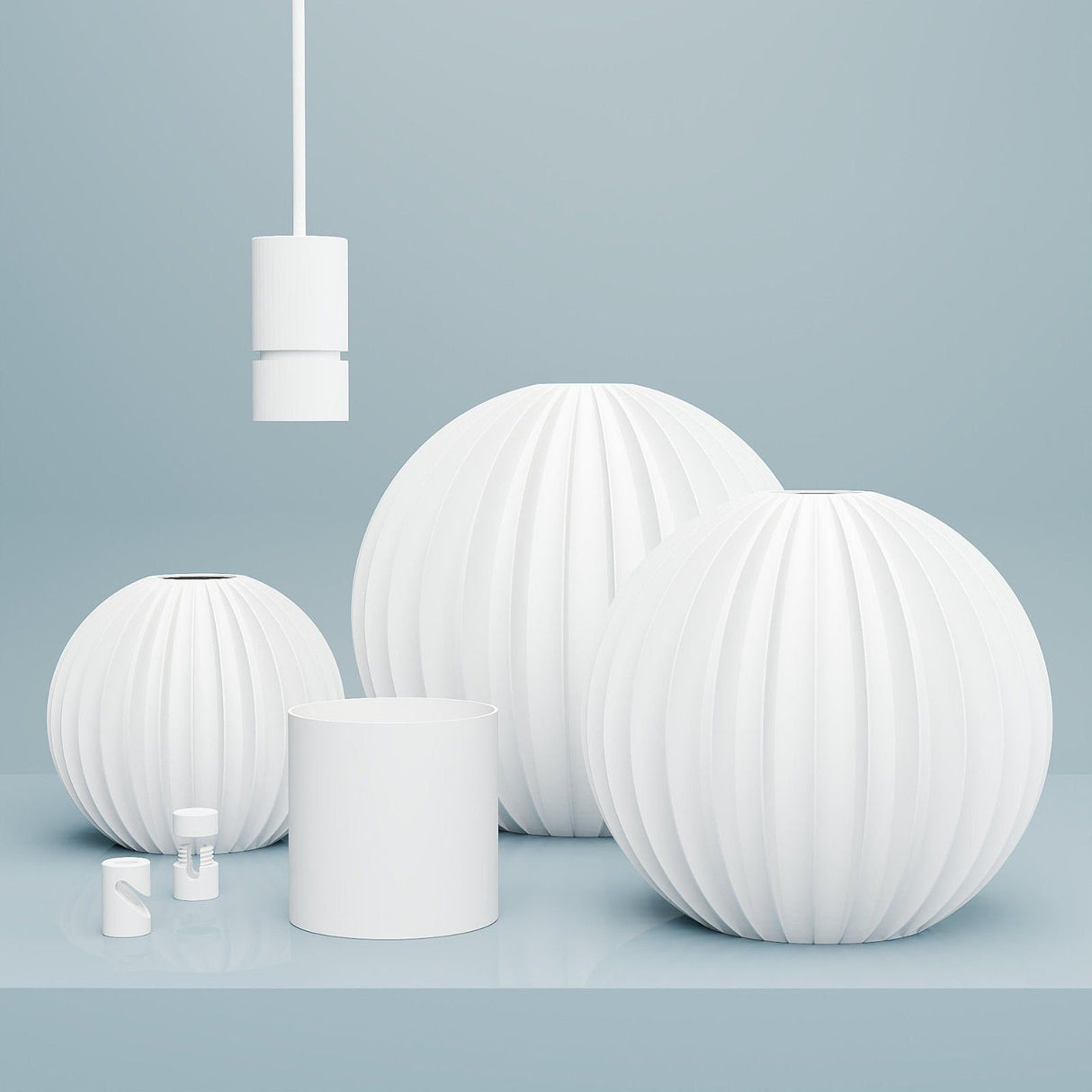 Martin Zampach Ball Straight Lamp Shade | Home Decor | Gift Idea | Pendant Lighting - LV3DPrinting