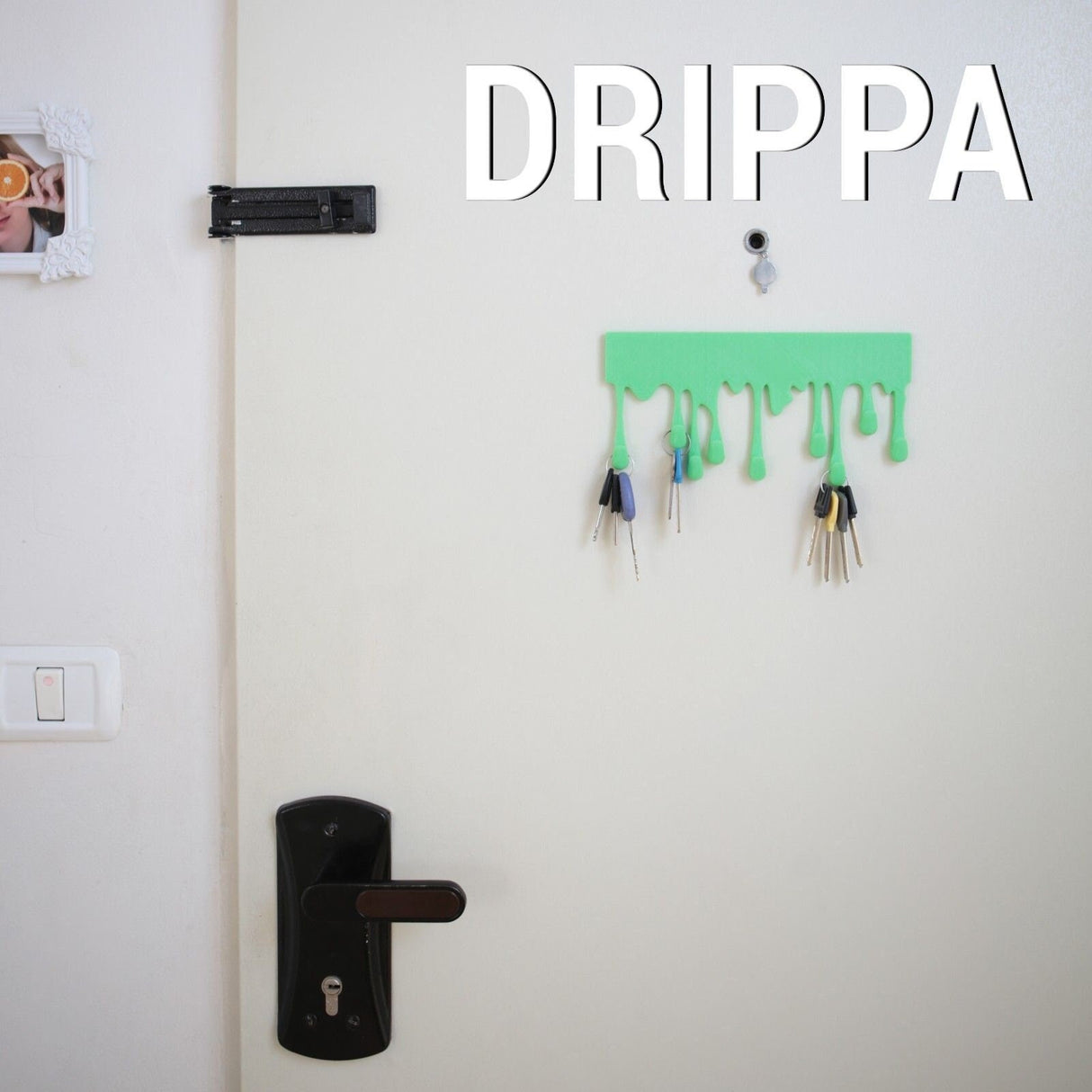 3D Shook Drippa Key Hanger | Key Holder | Key Rack | Key Hook | Entry way Organization | Housewarming Gifts | Custom | Multiple Colors - LV3DPrinting
