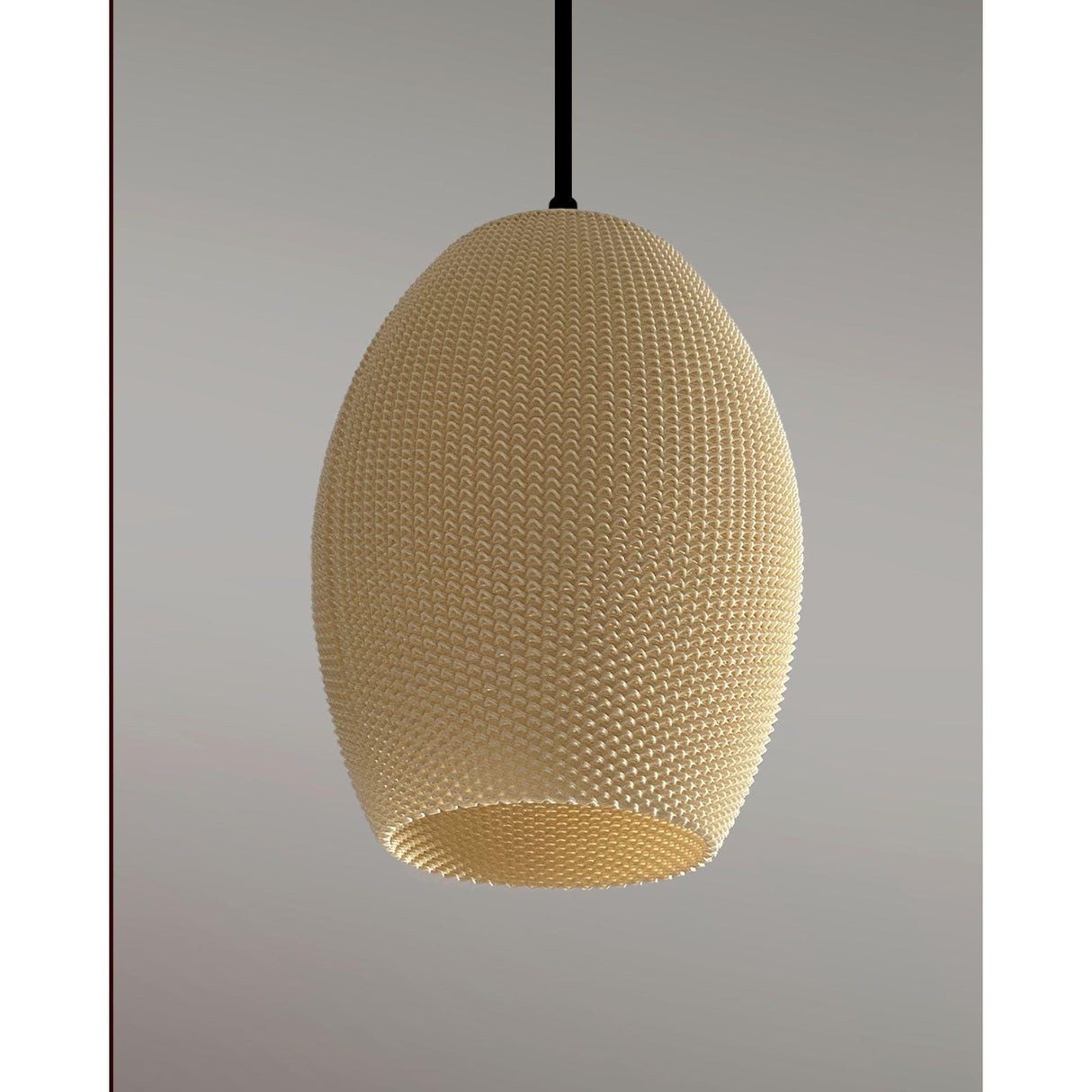 Lunfardo Ovo Lamp Shade | Home Decor | Gift Idea | Geometric | Pendant Lighting - LV3DPrinting
