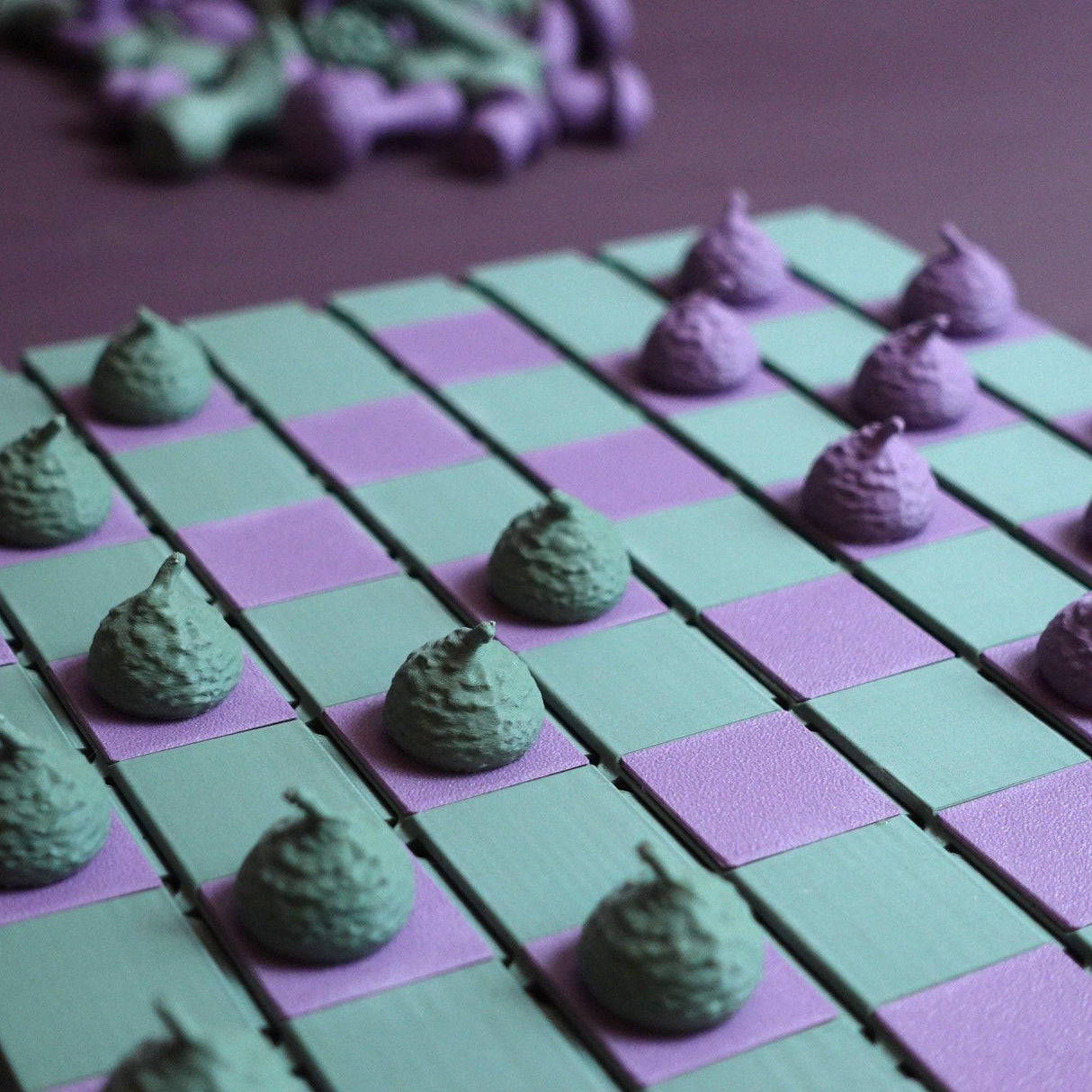 Gazzaladra Forest Chess | Real Wood Options| COLORED | Birthday Gift | Weather Proof Options | Free Shipping!!! - LV3DPrinting