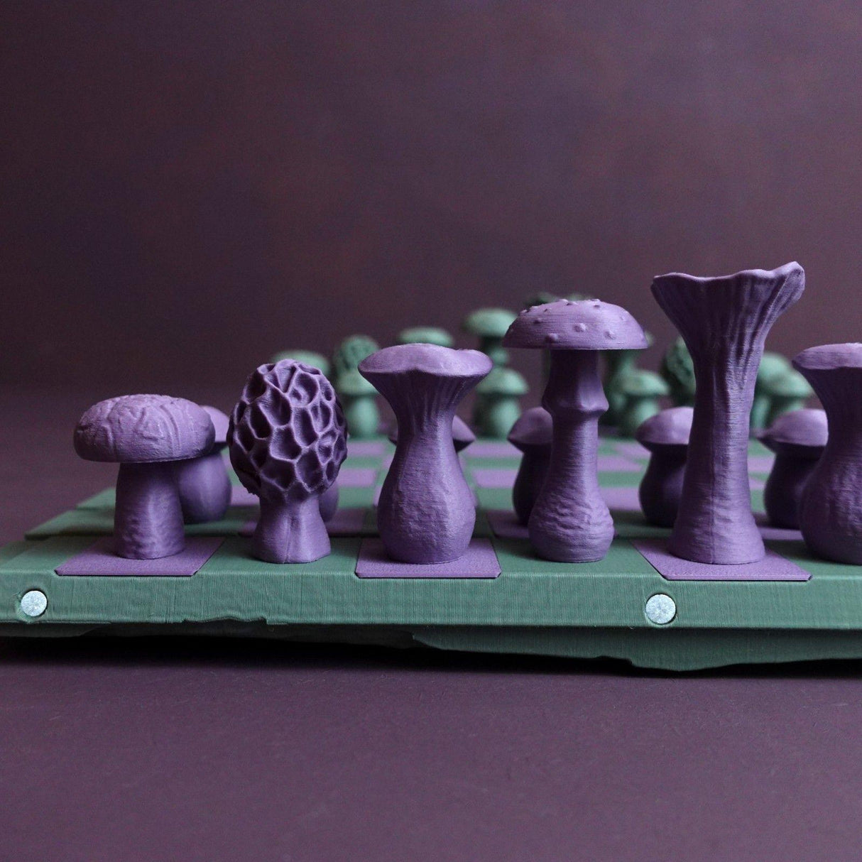 Gazzaladra Forest Chess | Real Wood Options| COLORED | Birthday Gift | Weather Proof Options | Free Shipping!!! - LV3DPrinting
