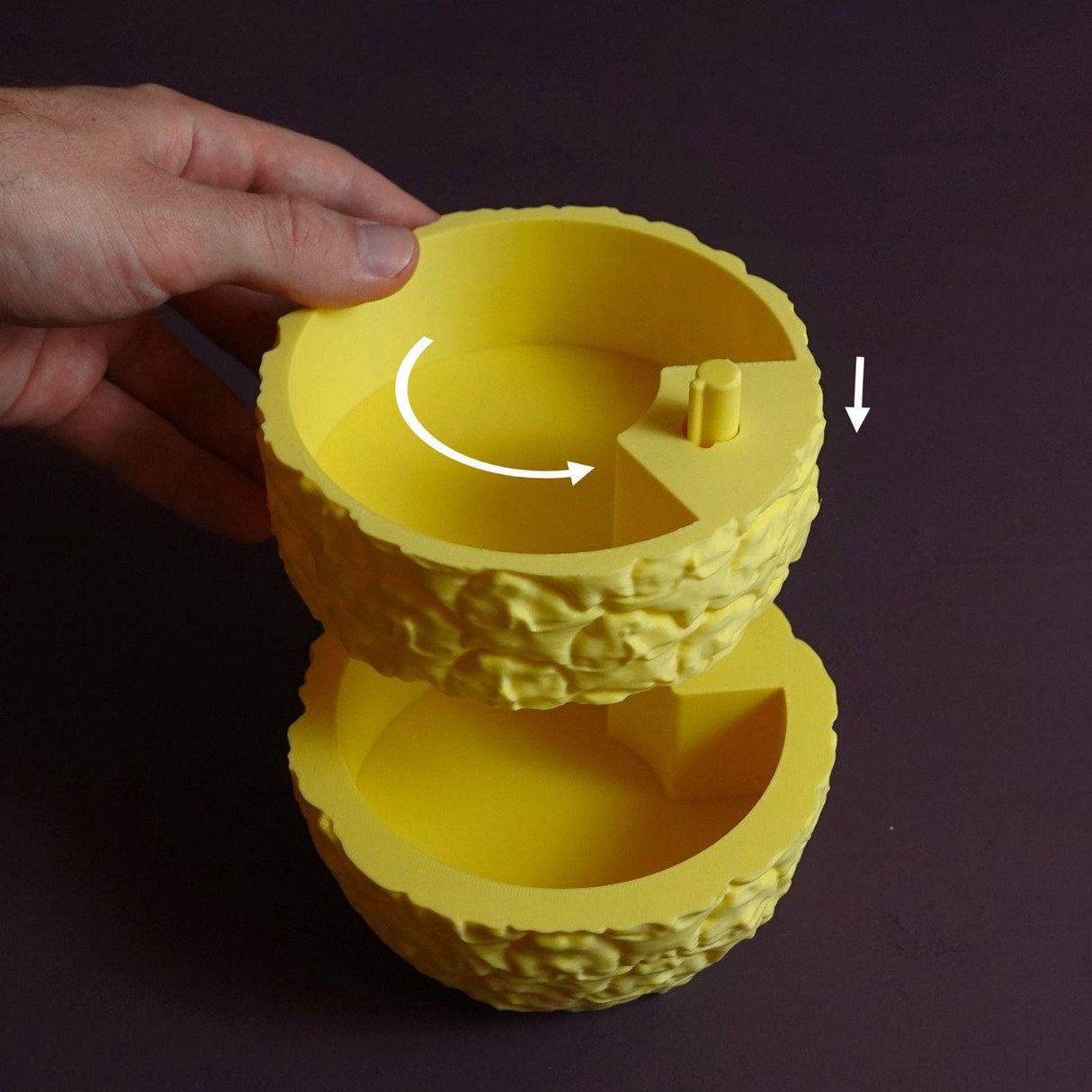 Gazzaladra Sliced Ananans | Jewlery Box | Desk Organizer | Custom! | Mutliple Colors! | Personalized! - LV3DPrinting