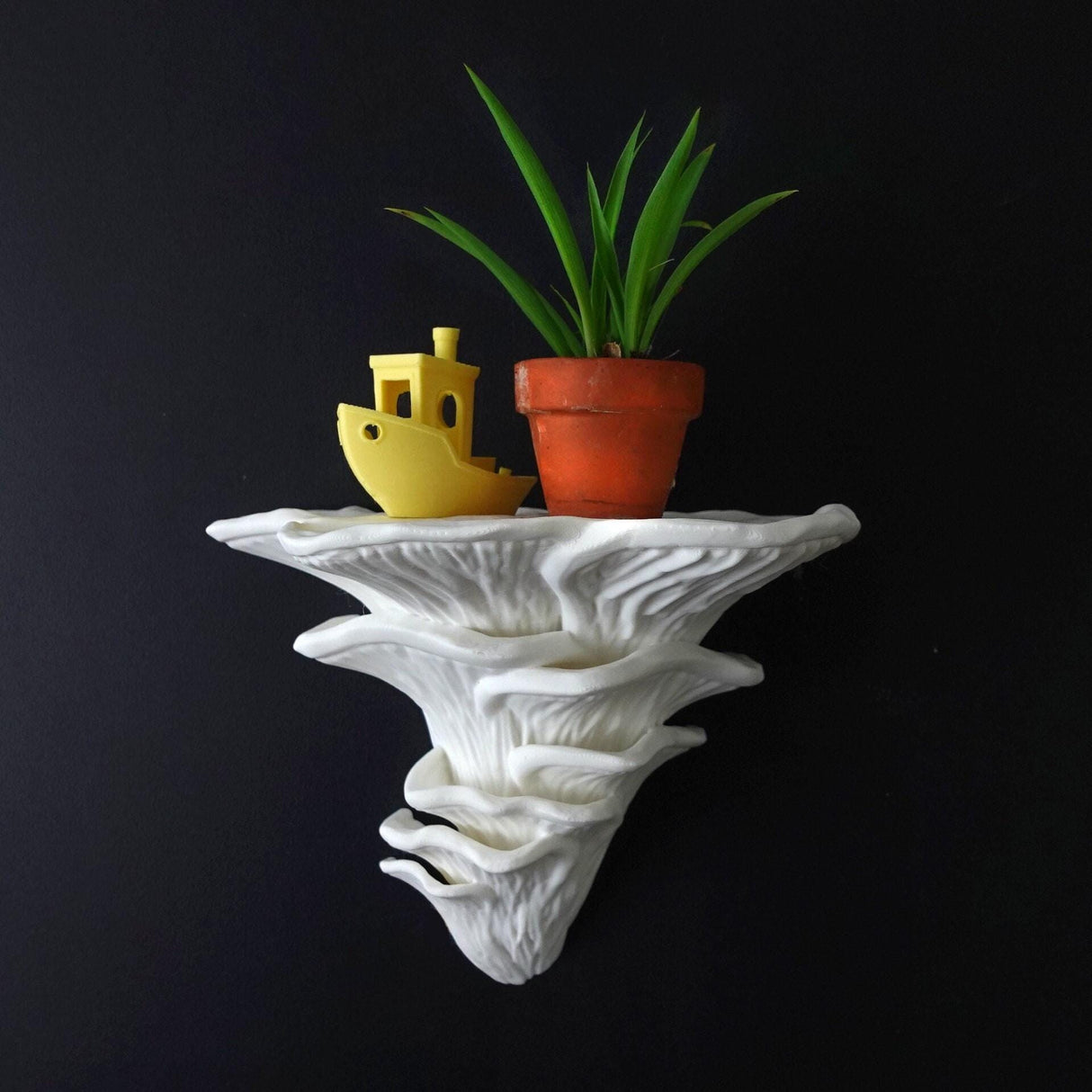 Gazzaladra Unique Wall shelf Interior Decor “Djamor Fungus” for Party, Living Room, Bedroom - LV3DPrinting