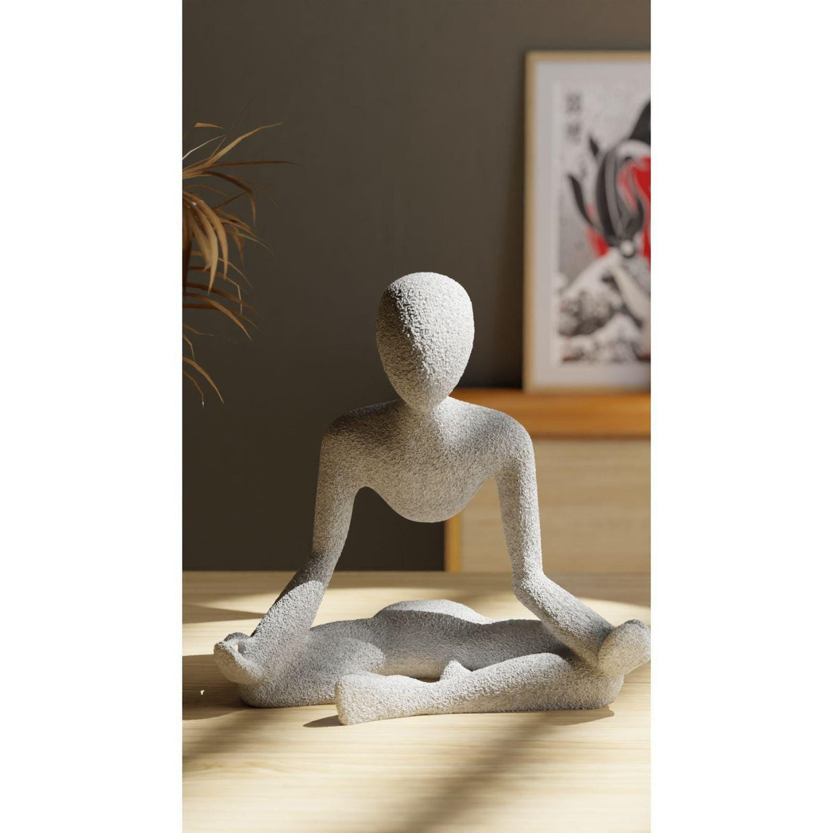 Collecticraft Nobody Medito Sculpture in Mid Air | Namaste Gifts | Yoga Gifts | Yogi Gifta | Relaxation Gift | Meditation Gifts | ANY SIZE! - LV3DPrinting