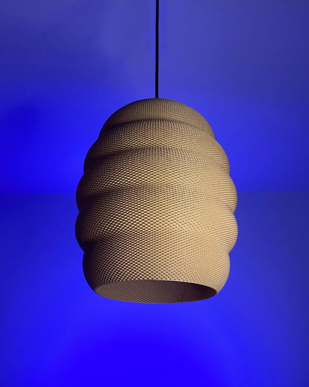 Lunfardo Bee Hive Lamp Shade | Home Decor | Gift Idea | Geometric | Pendant Lighting | Cutom | Multiple Colors - LV3DPrinting