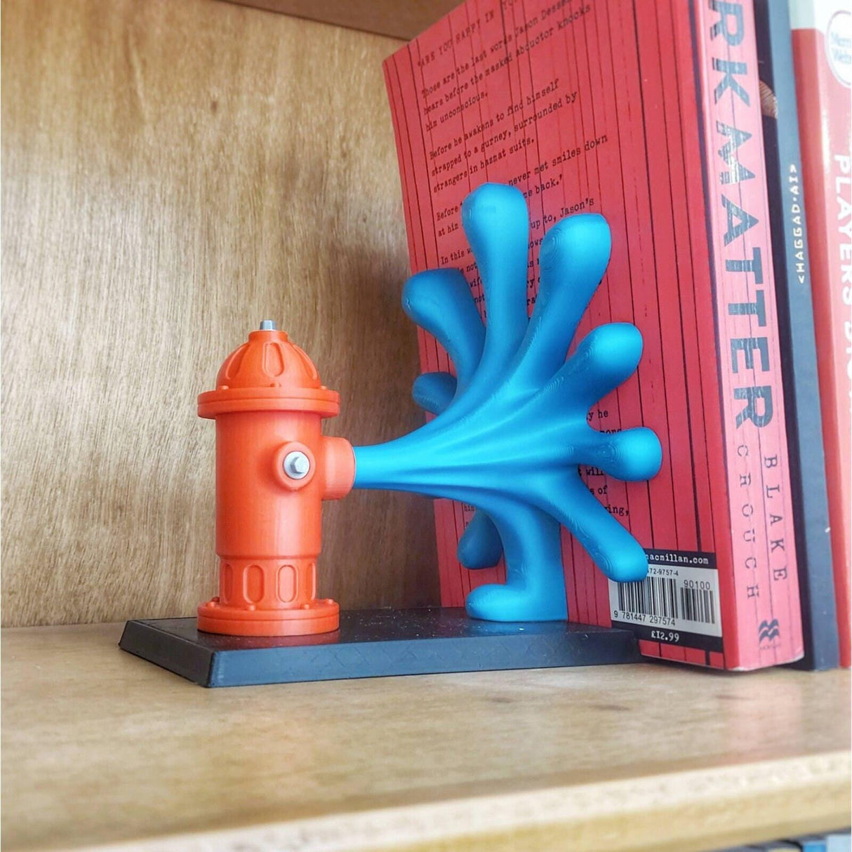 EYF Design E Fire Hydrant Bookend | Home - Office | Housewarming Gift | Customizable Colors- 3D Printed - LV3DPrinting
