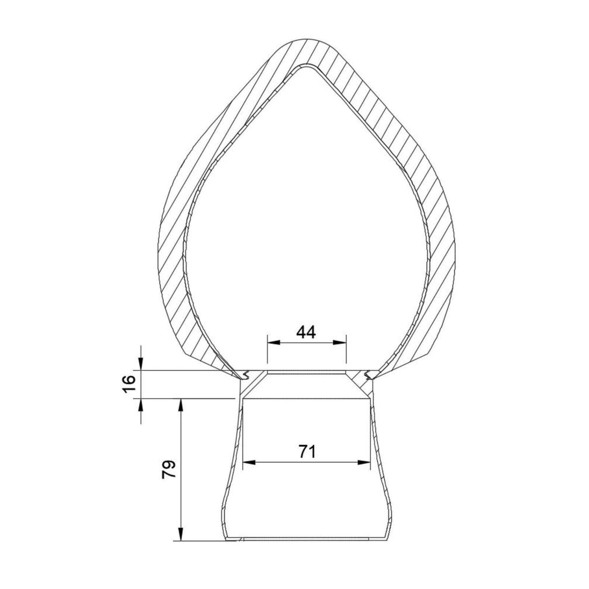 Gazzaladra Esculenta Fungus Table Lamp | Home Decor | Birthday Gifts | Mushroom Lamp | Multiple Colors | Customizable - LV3DPrinting