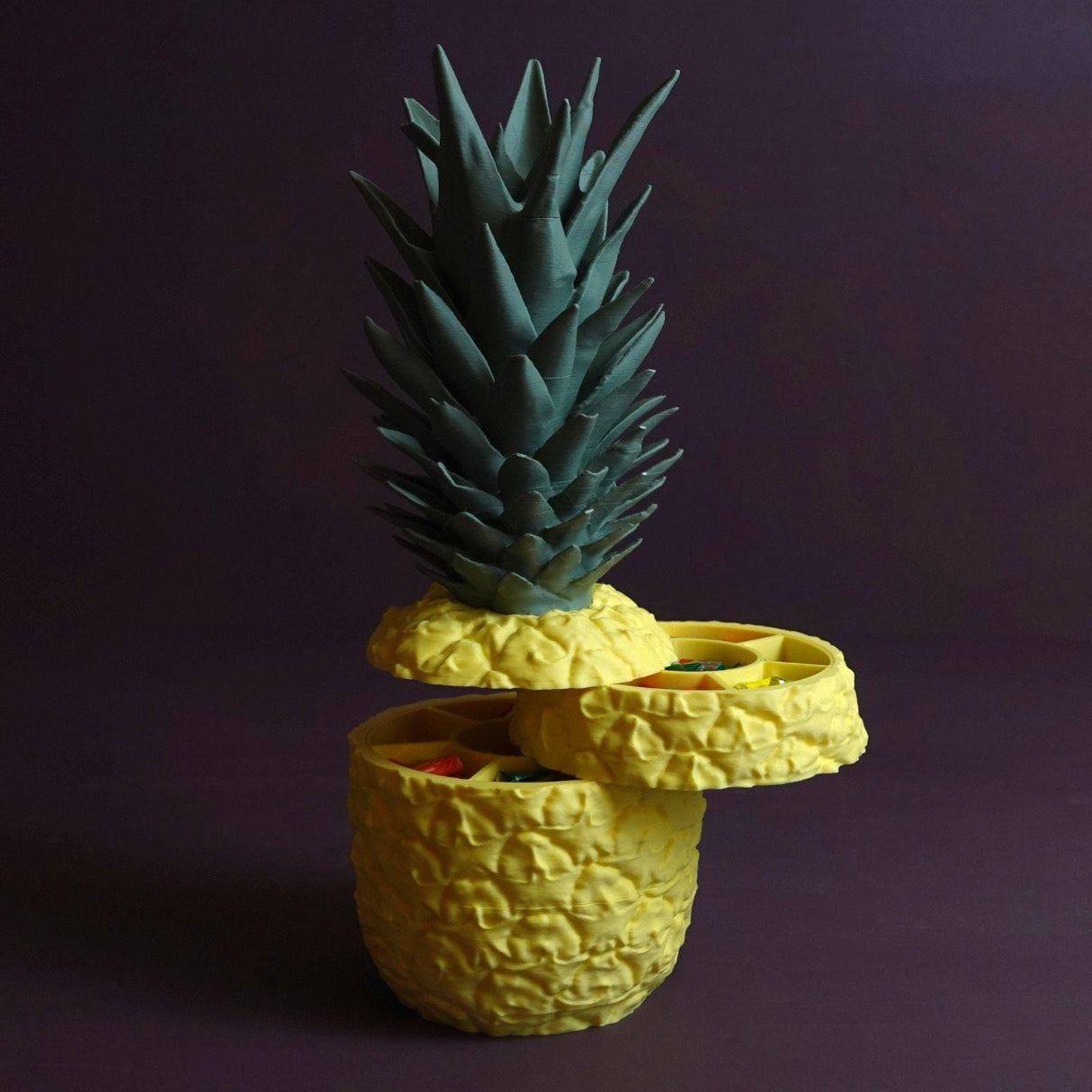 Gazzaladra Sliced Ananans | Jewlery Box | Desk Organizer | Custom! | Mutliple Colors! | Personalized! - LV3DPrinting