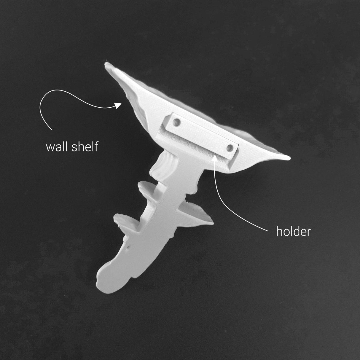 Gazzaladra Unique Wall shelf Interior Decor “Amanita Fungus” for Party, Living Room, Bedroom - LV3DPrinting