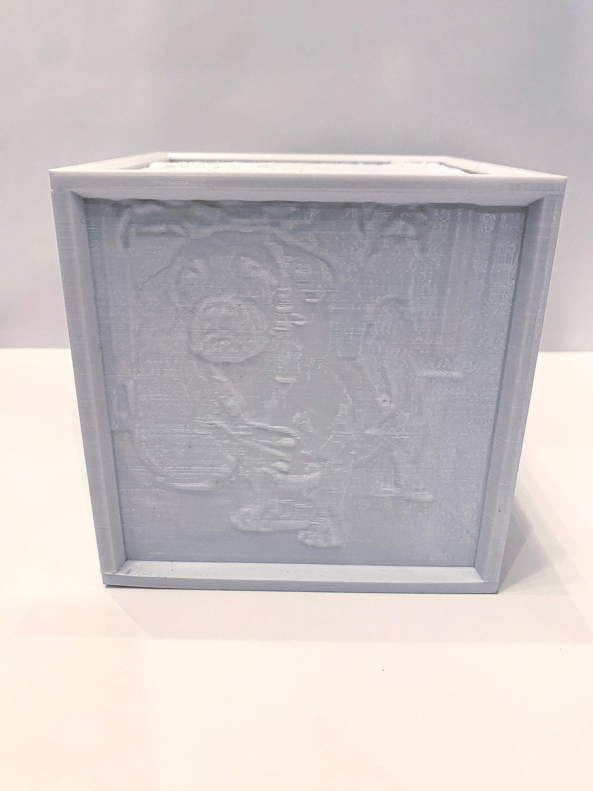 Custom Lithophane Light Box | Personalized Photo Lamp | 3D Printed Memorial Gift | Custom Picture Night Light | Keepsake Gift - LV3DPrinting
