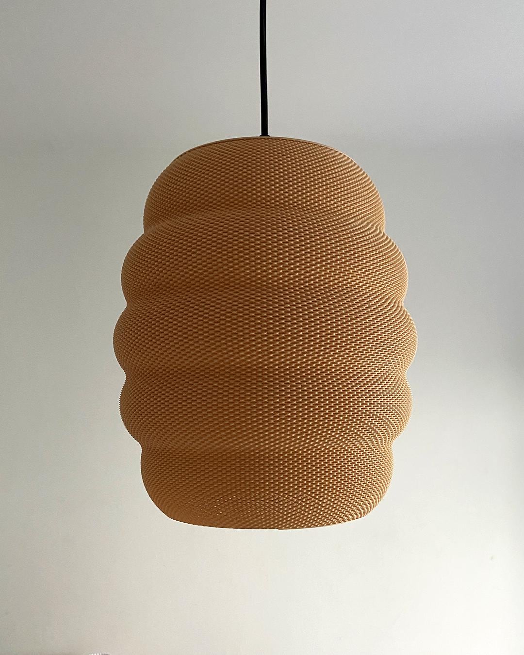 Lunfardo Bee Hive Lamp Shade | Home Decor | Gift Idea | Geometric | Pendant Lighting | Cutom | Multiple Colors - LV3DPrinting