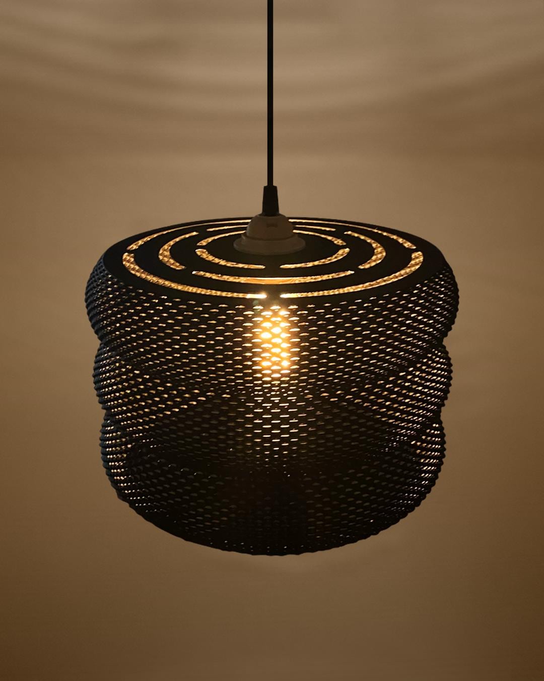 Lunfardo Mara Ripplemesh Lamp Shade | Home Decor | Gift Idea | Geometric | Pendant Lighting - LV3DPrinting