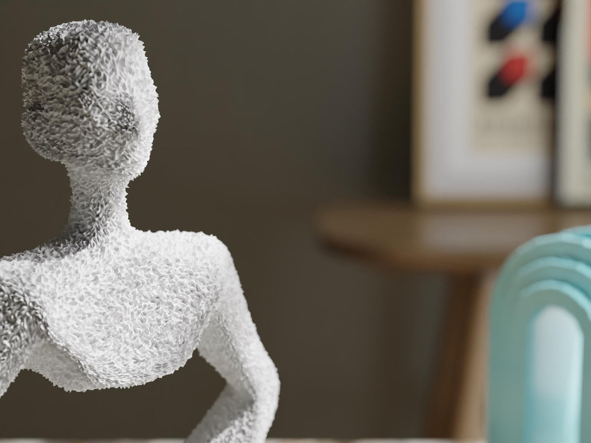 Collecticraft Nobody Empress Sculpture | Namaste Gifts | Yoga Gifts | Yogi Gifta | Relaxation Gift | Meditation Gifts | ANY SIZE! - LV3DPrinting