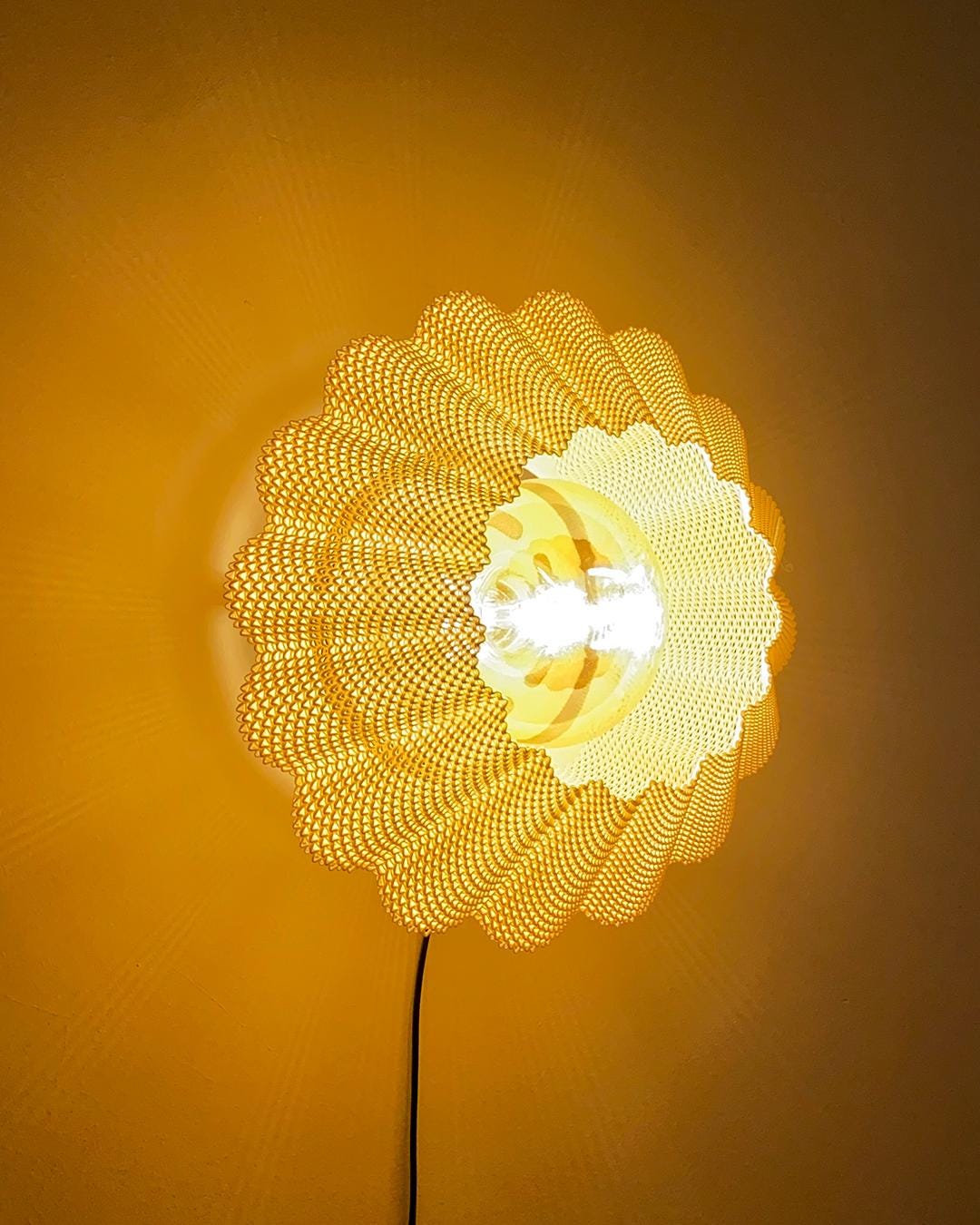 Lunfardo Sol Wall Lamp | Home Decor | Gift Idea | Geometric - LV3DPrinting
