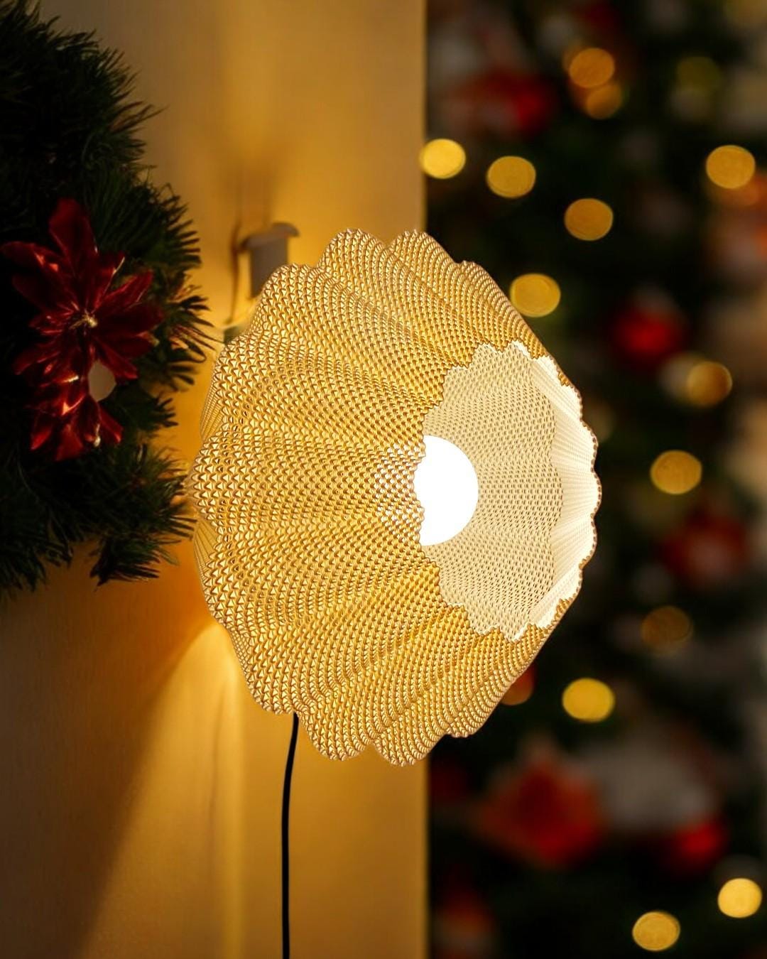 Lunfardo Sol Wall Lamp | Home Decor | Gift Idea | Geometric - LV3DPrinting