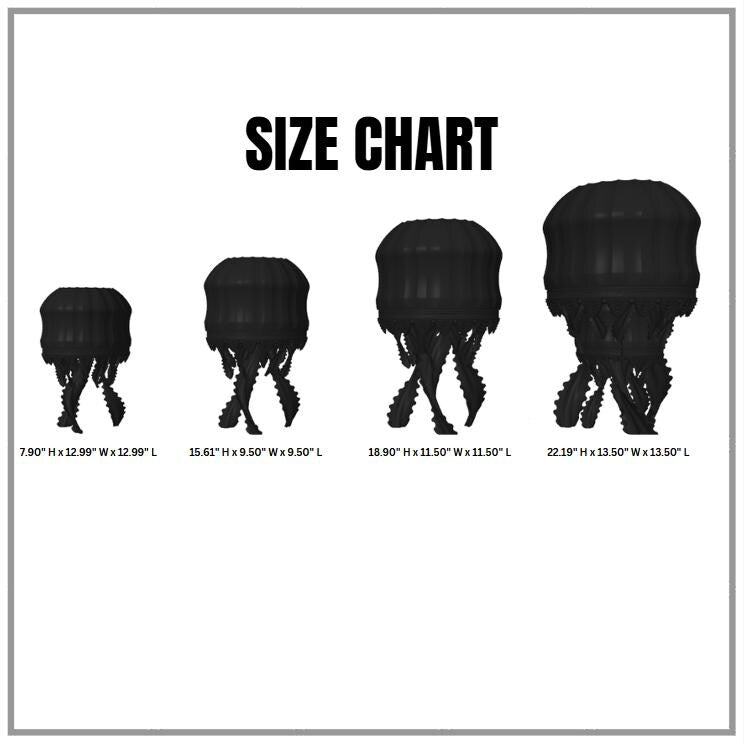 3DPPA Medusa Jelly Fish Lamp | Home Decor | Gift Idea | Lighting - LV3DPrinting