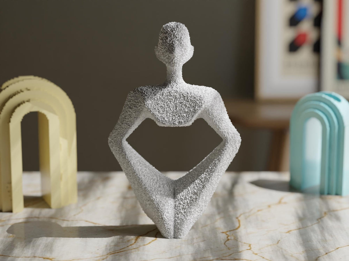 Collecticraft Nobody Empress Sculpture | Namaste Gifts | Yoga Gifts | Yogi Gifta | Relaxation Gift | Meditation Gifts | ANY SIZE! - LV3DPrinting