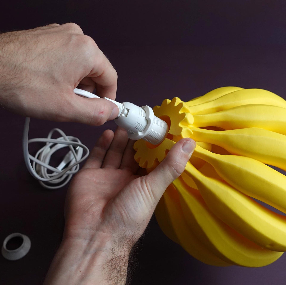 Gazzaladra Banana Lamp | Home Decor | Gift Idea | Geometric | Pendant Lighting | Table Lamp - LV3DPrinting