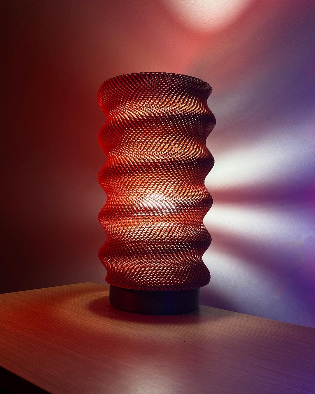 Lunfardo Springy Multishade Table Lamp or Pedant Lamp | Home Decor | Gift Idea | Geometric | Pendant Lighting - LV3DPrinting