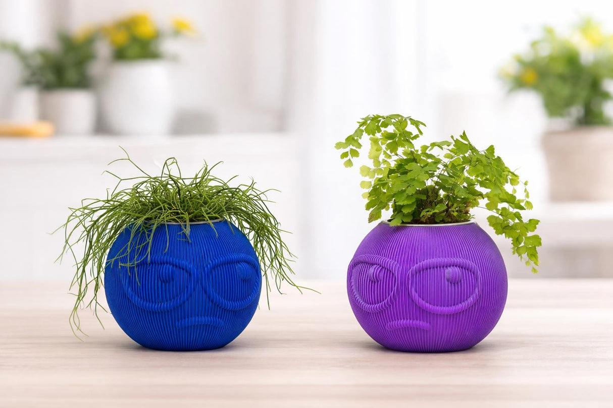 Kowafat Suspicious Dude Vase – Playful Sculptural Decor for Weddings, Dining Table, Living Room & Bedroom | Modern Art Vase - LV3DPrinting