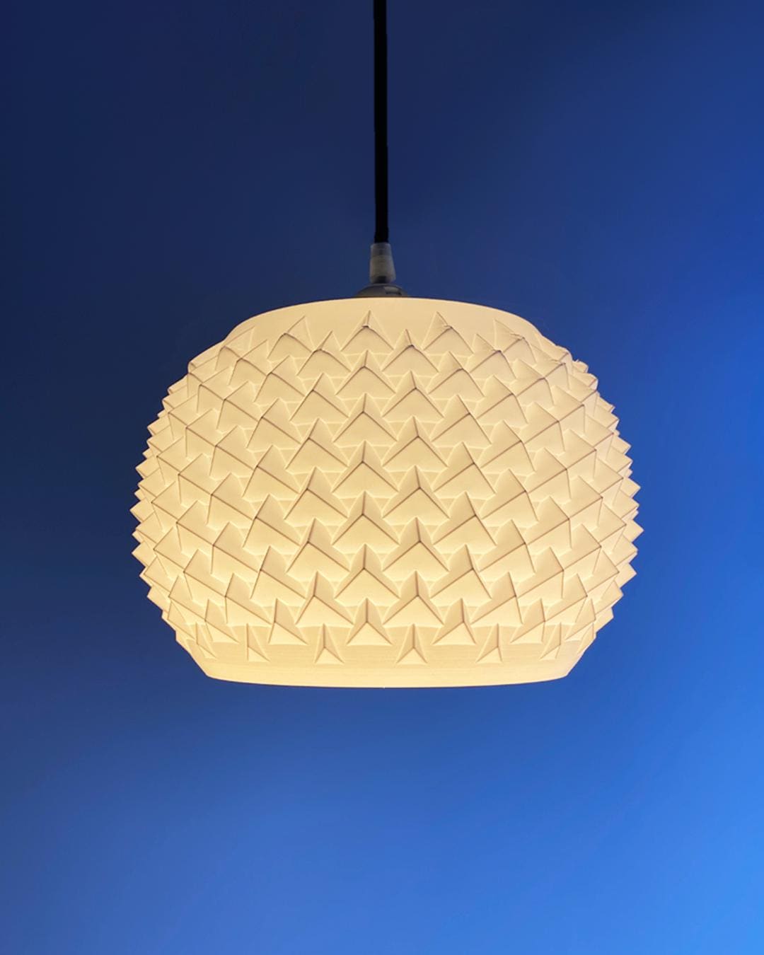 Pinn Pendant Lampshade – Modern 3D Printed Ceiling Light Shade for Dining Room, Living Room & Bedroom – Custom Colors - LV3DPrinting