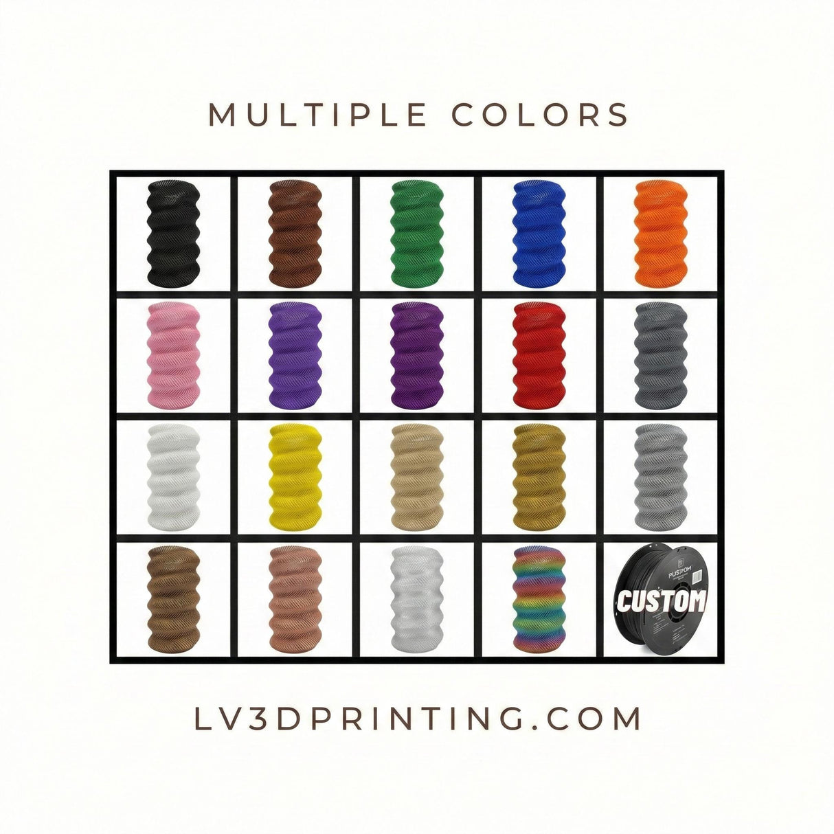 Lunfardo Springy Multishade Table Lamp or Pedant Lamp | Home Decor | Gift Idea | Geometric | Pendant Lighting - LV3DPrinting