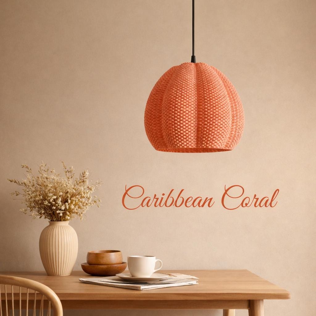 Lunfardo Marina Lamp Shade | Home Decor | Gift Idea | Geometric | Pendant Lighting - LV3DPrinting