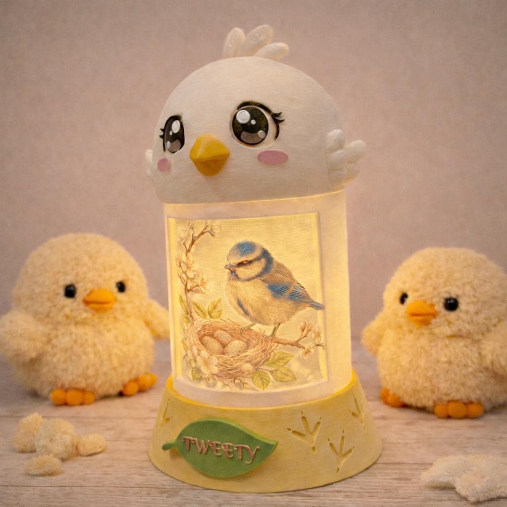 LV 3D Bird Memorial Night Light – Personalized Pet Remembrance Lamp | Custom Photo Lithophane | Pet Loss Gift | Sympathy Keepsake - LV3DPrinting